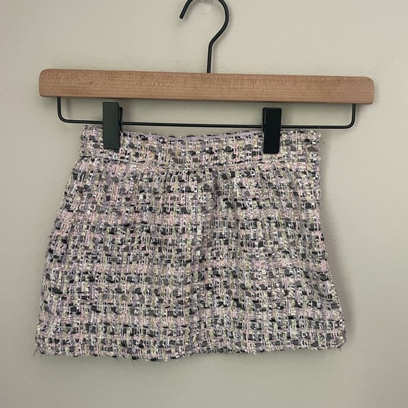 Janie and Jack Black and Purple Tweed Skirt Size 2T - Picture 1 of 7